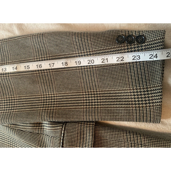 Vtg J Riggins Wool Blend Blazer Mens Size 40R Brown Tweed Sport Coat Suit Jacket - Picture 15 of 16